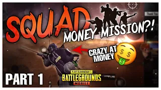 AWM + MONEY MISSION = UNSTOPPABLE - PUBG MOBILE [SQUAD MISSION PART 1]