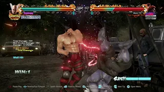 Akuma Focus Punished with 104 Damage Amazing Combo