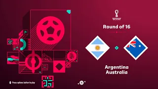 Argentina vs Australia FIFA World Cup FIFA 23 PS5