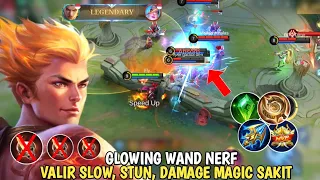 BANTAI MUSUH TANPA GLOWING WAND‼️ GAMEPLAY VALIR TANPA GLOWING WAND MVP - Mobile Legends