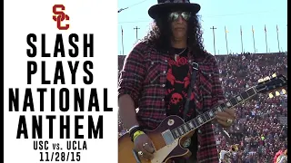 USC v UCLA Slash National Anthem