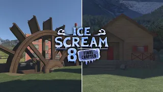 ICE SCREAM 8 GAMEPLAY | OUTSIDE THE FACTORY | Fangame