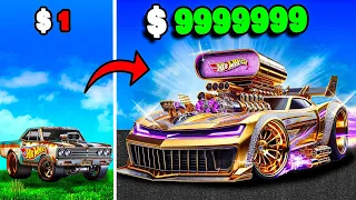 $1 to $1,000,000 HOT WHEELS in GTA 5 RP