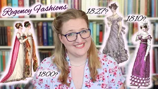 A Beginner's Guide to Regency Fashion || How it Changed Over 30 Years