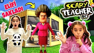 EYVAH SCARY TEACHER ELİFİ KAÇIRDI !! EVİNE SAKLADI !! بابا جاب لي بالون - جنى مقداد | طيور بيبي