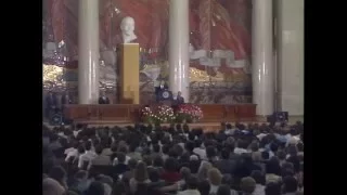 President Reagan's Address and Q & A Session at Moscow State University, USSR, May 31, 1988