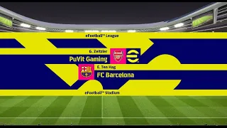 Play Online in efootball 2023 mobile (Arsenal vs Barcelona) Full Game