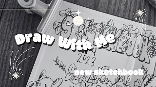 DRAW WITH ME | Sketch and Chat with a new Sketchbook | Selecting a SKETCHBOOK THOUGHT PROCESS