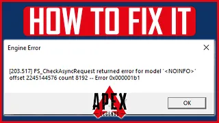 APEX LEGENDS ENGINE ERROR FIX (NEW) | How to Fix Apex Legends FS_CheckAsyncRequest Returned Error?