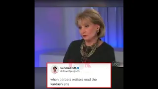 Barbara Walters say to Kardashians; NO TALENT !