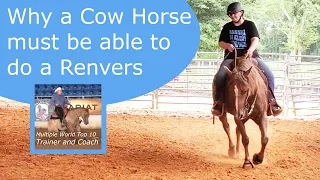 Cow horses must do this 3rd level dressage maneuver