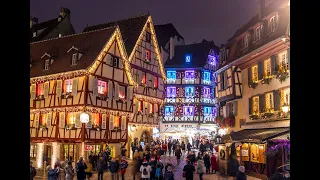 Marche de Noel COLMAR.CHRISTMAS OF COLMAR.Weihnacht von COLMAR.  Рождество в Европе. Европы.LMAR;