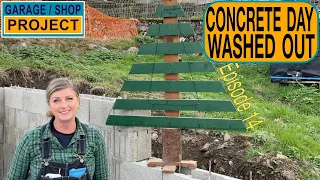 Concrete Day Wash Out  | Garage Shop Project Ep14