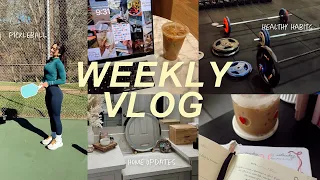 WEEKLY VLOG 🎥🧘🏽‍♀️new habits, pickleball, home updates, costco haul, am I keeping my CPA license?