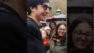 The Flash (Ezra Miller) Refuses to sign a fan on Marvel's Agents of Shield