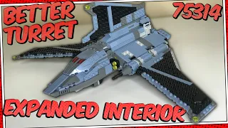 LEGO STAR WARS BAD BATCH SHUTTLE MODS: EXPANDED INTERIOR, BETTER TURRET AND REAR DOOR!