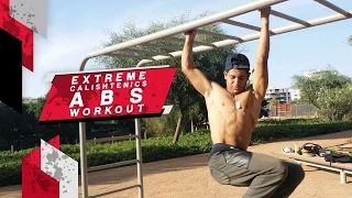 EXTREME CALISTHENICS ABS WORKOUT - 6 PACK ROUTINE