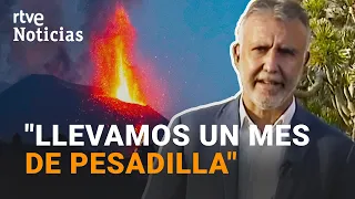 Presidente de CANARIAS: "Haremos LO IMPOSIBLE para reconstruir lo que la LAVA ha sepultado" | RTVE