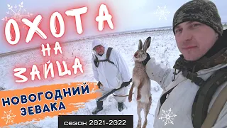 ТРОПЛЕНИЕ ЗАЙЦА ПО СНЕГУ 2022 . Охота на зайца по насту.#тропление #троплениезайца #охотаназайца2022