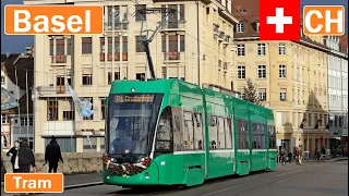 BASEL TRAMS / Basel Straßenbahn 2022 [4K]