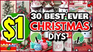 30 DOLLAR TREE Christmas DIYS you SHOULD be trying 2022 ┃GORGEOUS $1 Home Decor┃SHOCKING DIYS
