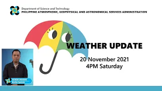 Public Weather Forecast Issued at 4:00 PM November 20, 2021