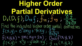 Higher Order Partial Derivatives (Tagalog/Filipino Math)