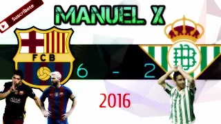 Barcelona vs Real Betis 6-2   20/08/2016 HD