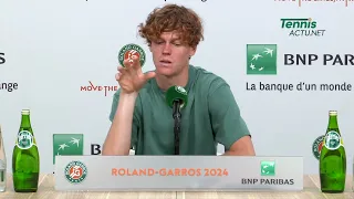 Tennis - Roland-Garros 2024 - Jannik Sinner number one world : "I think Italy deserves it"