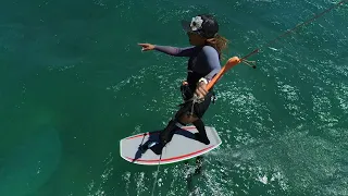 Karim Kite Foiling on Maui in 3D