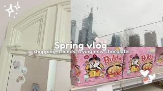 Spring vlog! 🎀🪽( shopping,  friends, trying new chocolates)