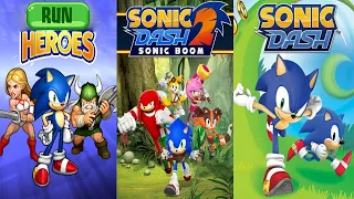 Sonic Dash 2: Sonic Boom vs Sonic Dash vs Sonic Forces Speed Battle - Sir Percival - All Characters