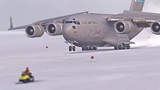 MSFS 2020 | C-17 Antarctic Landing