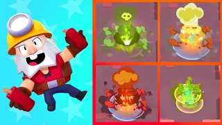 DYNAMIKE's All Explotion Effects in Slow Motion | 2022 | Brawl Stars
