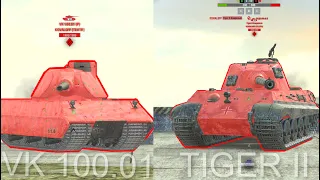 ЧТО ЛУЧШЕ VK 100.01 P или TIGER 2 Wot BLITZ