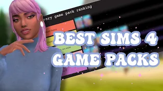 Tier Ranking Every Game Pack in The Sims 4