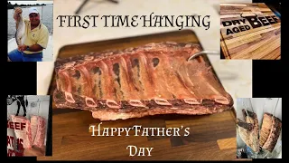 First Time Hanging: Dry Aged Beef | HAPPY FATHER’S DAY | La Famiglia