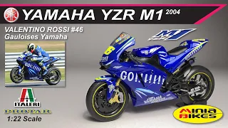 EP237 | VALENTINO ROSSI #46 (2004) | YAMAHA YZR M1 | ITALERI PROTAR  |1:22 SCALE | MOTOGP | DIE CAST