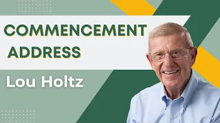 Lou Holtz | 2015 Undergraduate Commencement Address | Franciscan University of Steubenville