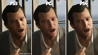 GTA 5 Expanded & Enhanced Graphics Comparison (PS5 vs PC vs PS4)