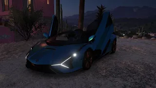 Forza Horizon 5 LOMBORGHINI SIAN ROADSTER 2020 (1500HP) تجربة قيادة