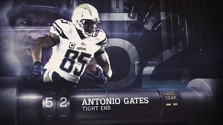 #52 Antonio Gates (TE, Chargers) | Top 100 Players of 2015