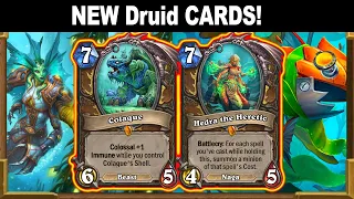 New Druid Legendary Cards Are STRONG! This Is So Much FUN! Voyage to the Sunken City | Hearthstone