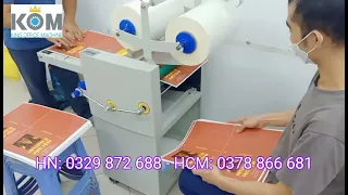 Bán máy cán màng khổ A3 Giá Rẻ HUPU-390N tại Q10_HCM || Kom Việt Nam ||