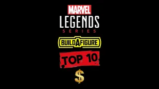 Marvel Legends Top 10 BAFs Más Caras 2005 - 2022 #shorts