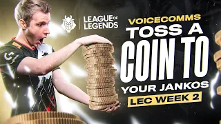 Toss A Coin to Your Jankos! | LEC Spring 2020 Week 2 Voicecomms