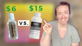 HOMEMADE vs LIQUITEX | DIY Acrylic Paint Thinner | Homemade Acrylic Thinner Recipe | Airbrush Medium