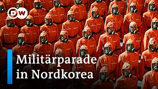 Riesige Militärparade zum 73. Jahrestag der Staatsgründung Nordkoreas | DW Nachrichten
