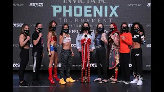 Invicta FC: Phoenix Tournament: Atomweights Ceremonial Weigh-In | #PhoenixTournament