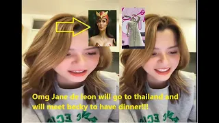 #freenbecky OMG! JANE DE LEON will go to THAILAND and will meet BECKY to have DINNER!!!